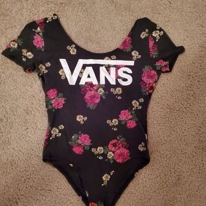 Vans floral bodysuit